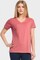 SOFRA Ladies Classic Fit V Neck Short Sleeve T Shirt Pack of 2